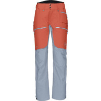 Norrona Lofoten Gore-Tex Pro Pants - Pantalon ski femme Orange Alert / Blue Fog M