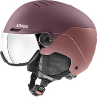 Uvex - Wanted Visor - Casque ski Bramble - Antique Rose Mat - 54-58 cm