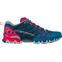 La Sportiva Bushido II - Chaussures trail femme Lagoon / Cherry Tomato 43