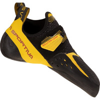 La Sportiva Solution Comp - Chaussons escalade homme Black / Yellow 34.5