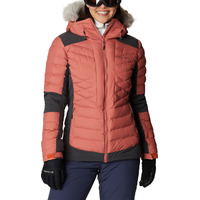 Columbia Bird Mountain Insulated Jacket - Veste ski femme Dark Coral / Shark S