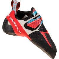 La Sportiva Solution Comp Woman - Chaussons escalade femme Hibiscus / Malibu Blue 41.5
