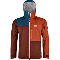 Ortovox 3L Ortler Jacket - Veste imperméable homme Bristle Brown XL