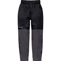 Vaude Escape Padded Pants III - Pantalon imperméable enfant Black Uni Taille de l'enfant 158-164 cm